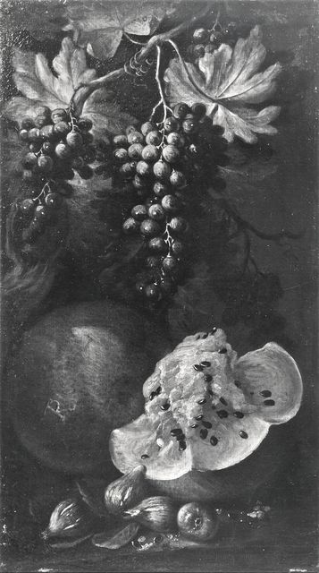 Boccardi, Cosimo — Realfonso Tommaso - sec. XVIII - Natura morta con cocomero, fichi e uva — insieme